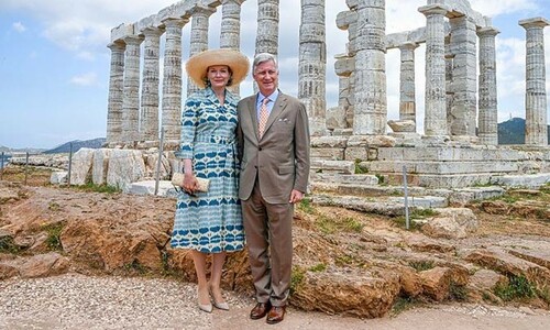 Arquitectura, energía y solidaridad, los ejes de la visita de Felipe y Matilde de Bélgica a Grecia