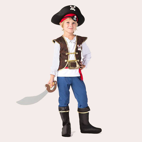 Disfraz de pirata para niños de Spooktacular